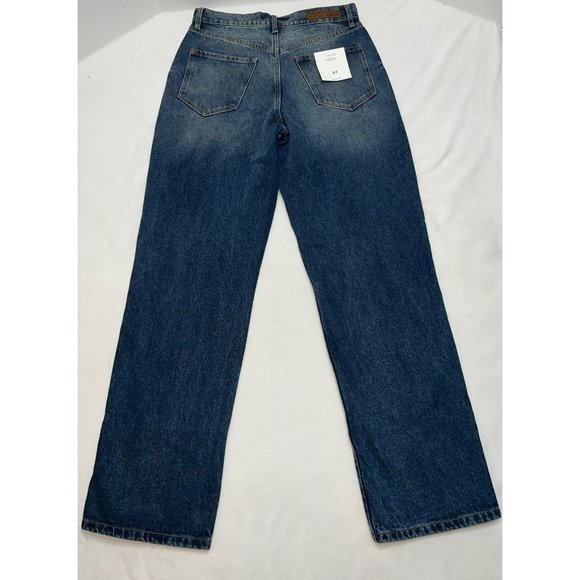 Cello High Rise Dad Fit Front Split Jeans Size 7 - Picture 3 of 10